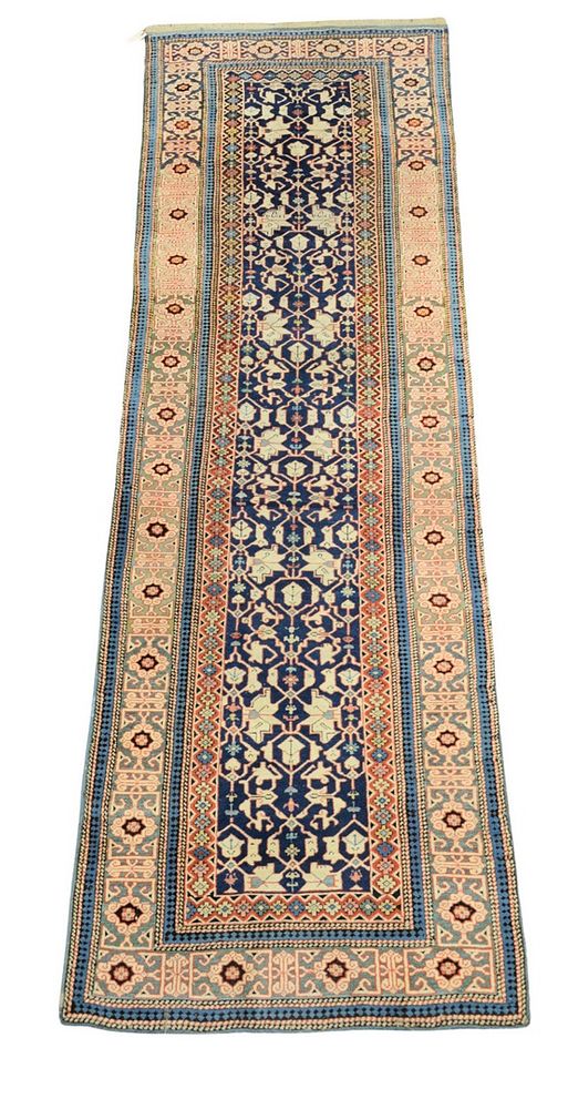 Appraisal: Caucasian Oriental Runner ' x ' Caucasian Oriental Runner '