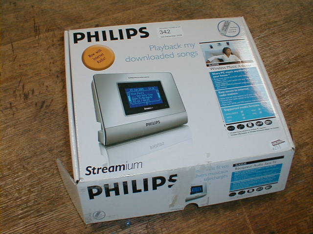 Appraisal: Phillips SLA wireless music adapter boxed