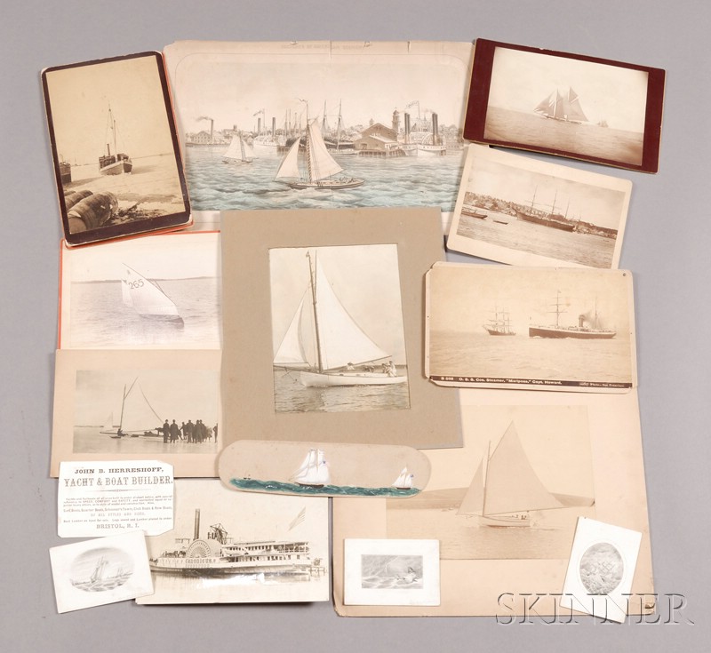 Appraisal: Group of Yachting and Marine Ephemera th to early th