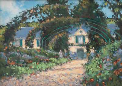 Appraisal: Frederick Hale McDuff American b The Allee at Giverny Oil