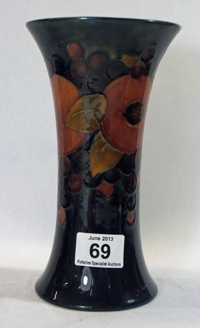 Appraisal: Moorcroft vase decorated with Pomegranites height cm piece broken outand