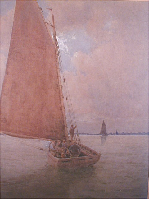 Appraisal: William Bartol Thomas - The Homeward Bound sailing boat with