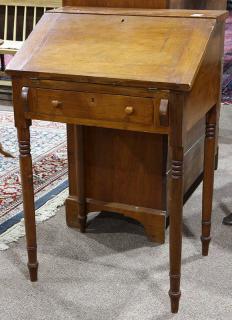 Appraisal: American Primitive drop front writing desk second half th century