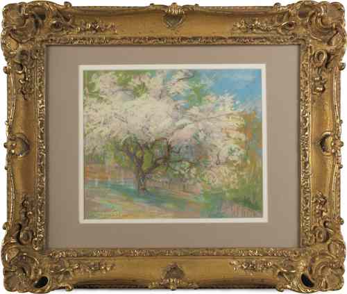 Appraisal: Elizabeth Fisher Washington American - two pastels on paper one