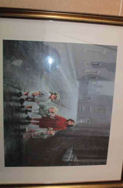 Appraisal: GRIMSHAW LATE TH CENTURY SCHOOL - Four children standing on