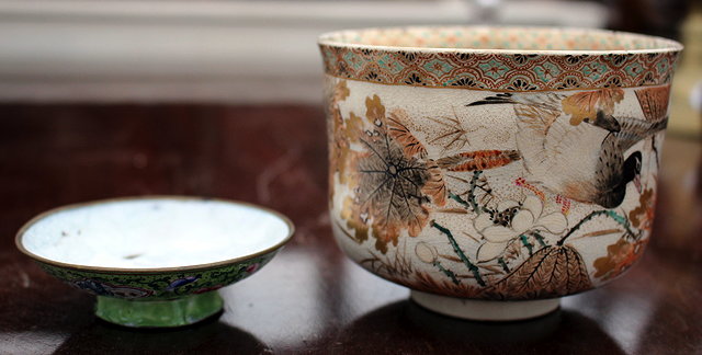 Appraisal: LATE TH EARLY TH CENTURY JAPANESE SATSUMA WARE BOWL cm