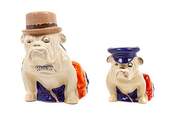 Appraisal: Two Royal Doulton Bulldogs Height of taller inches Two Royal