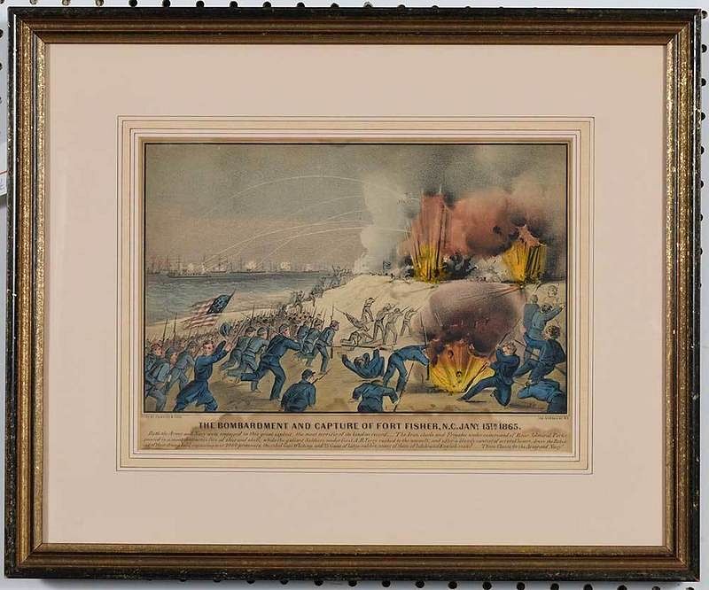 Appraisal: Currier Ives American th century Bombardment and Capture of Fort