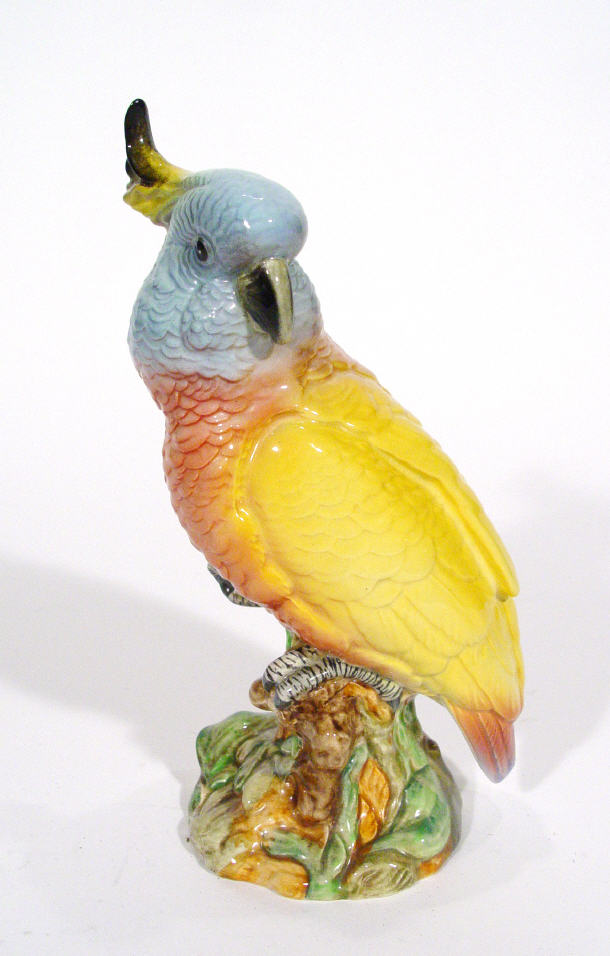 Appraisal: Hand painted Beswick cockatoo impressed and printed factory marks number