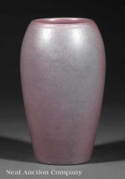 Appraisal: A Marblehead Art Pottery Vase impressed mark lavender glaze together