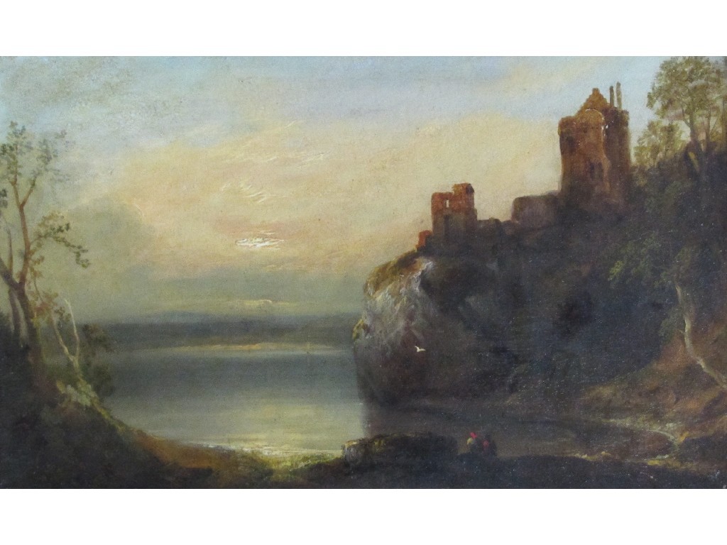 Appraisal: CIRCLE OF REV JOHN THOMPSON - RAVENSCRAIG CASTLE NEAR DYSART