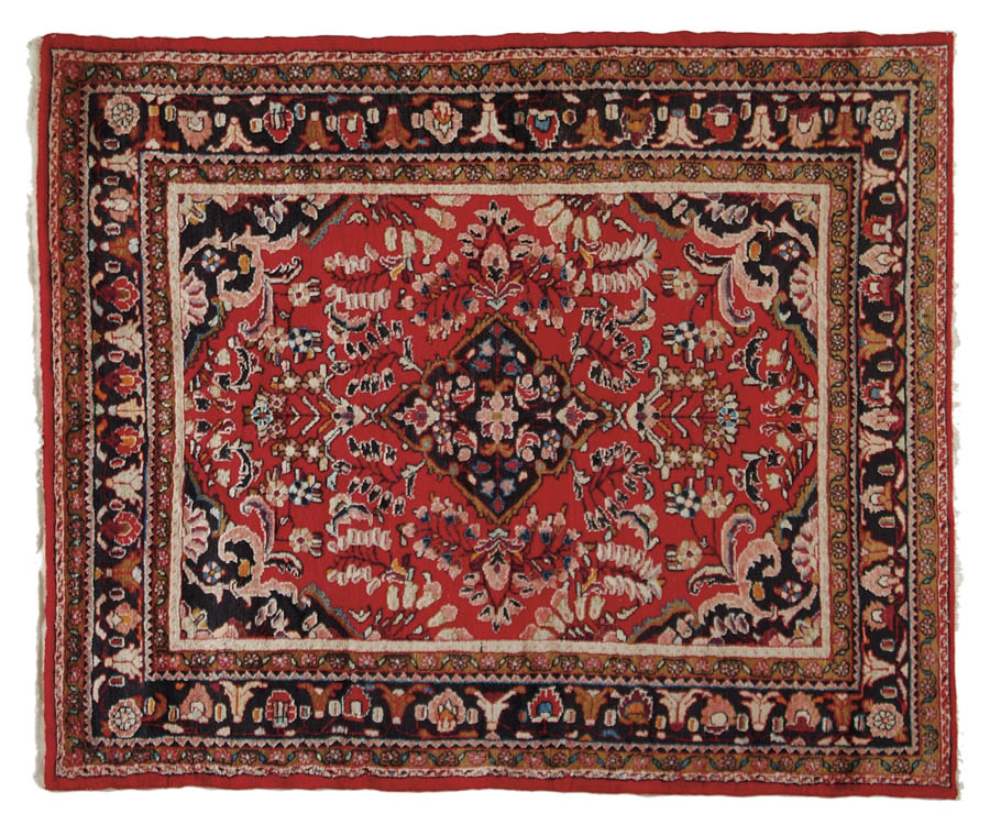 Appraisal: HAMADAN SCATTER SIZE ORIENTAL RUG Last half of the th