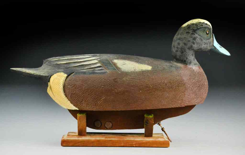 Appraisal: Malpaige Widgeon Drake Duck DecoyPolychrome painted and finely carved wooden