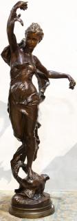 Appraisal: Bronze Jean Jean-Baptiste Germain French - La Rosee bronze sculpture