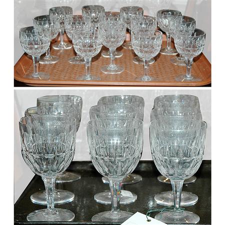 Appraisal: Stuart Cut Glass Table Service Estimate -