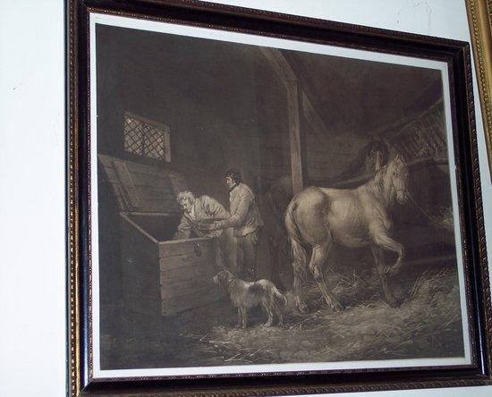 Appraisal: after MorlandFeeding The Horsesblack and white engraving cm x cm