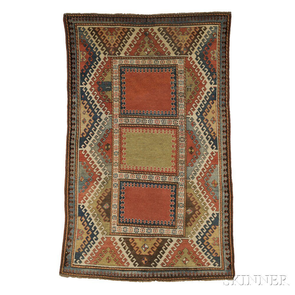 Appraisal: Bordjalou Kazak Rug Southwest Caucasus third quarter th century the