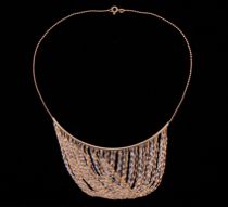 Appraisal: An K Gold Ladies Necklace A very fashionable design of