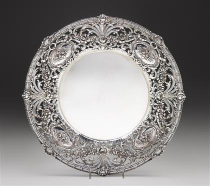 Appraisal: Sterling silver tray redlich co new york late th early