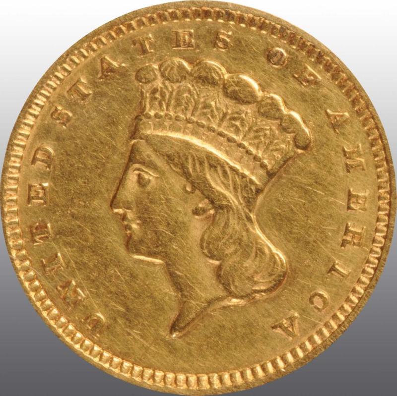 Appraisal: Indian Head Open Gold Description Graded GENUINE CLEANING by PCGS