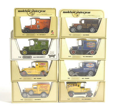 Appraisal: Matchbox Models of Yesteryear in straw boxes - models comprise