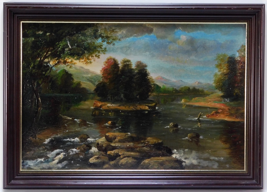 Appraisal: AMERICAN NATURALIST NEW ENGLAND LANDSCAPE PAINTING United States Late th-Early