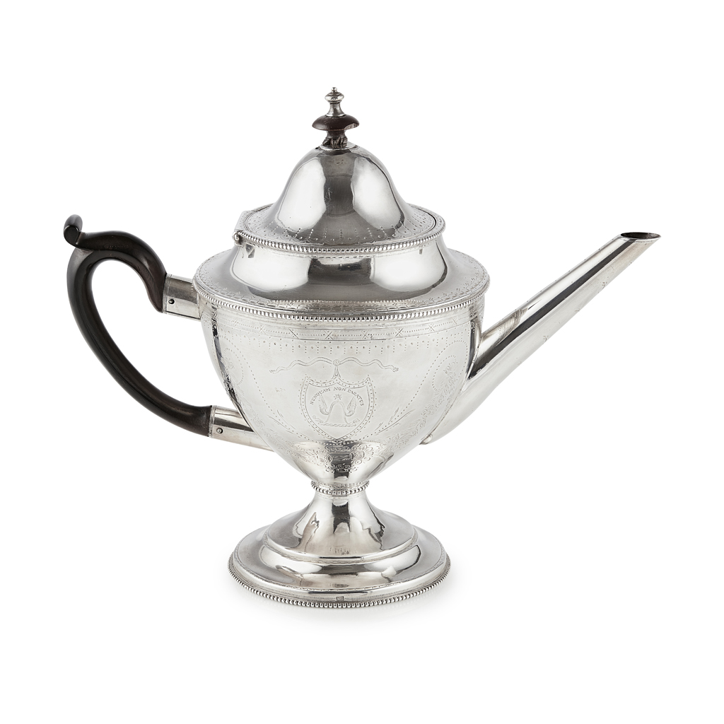 Appraisal: ABERDEEN - A SCOTTISH PROVINCIAL TEAPOT NATHANIEL GILLET marked NG