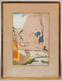 Appraisal: Miniature Painting Depicting a Princess Miniature Painting Depicting a Princess