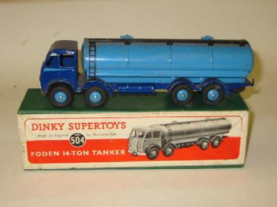 Appraisal: Foden ton tanker st cab type dark light blue with