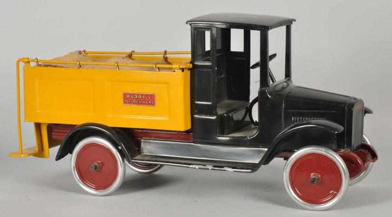 Appraisal: Pressed Steel Buddy L Ice Delivery Truck Toy American Includes