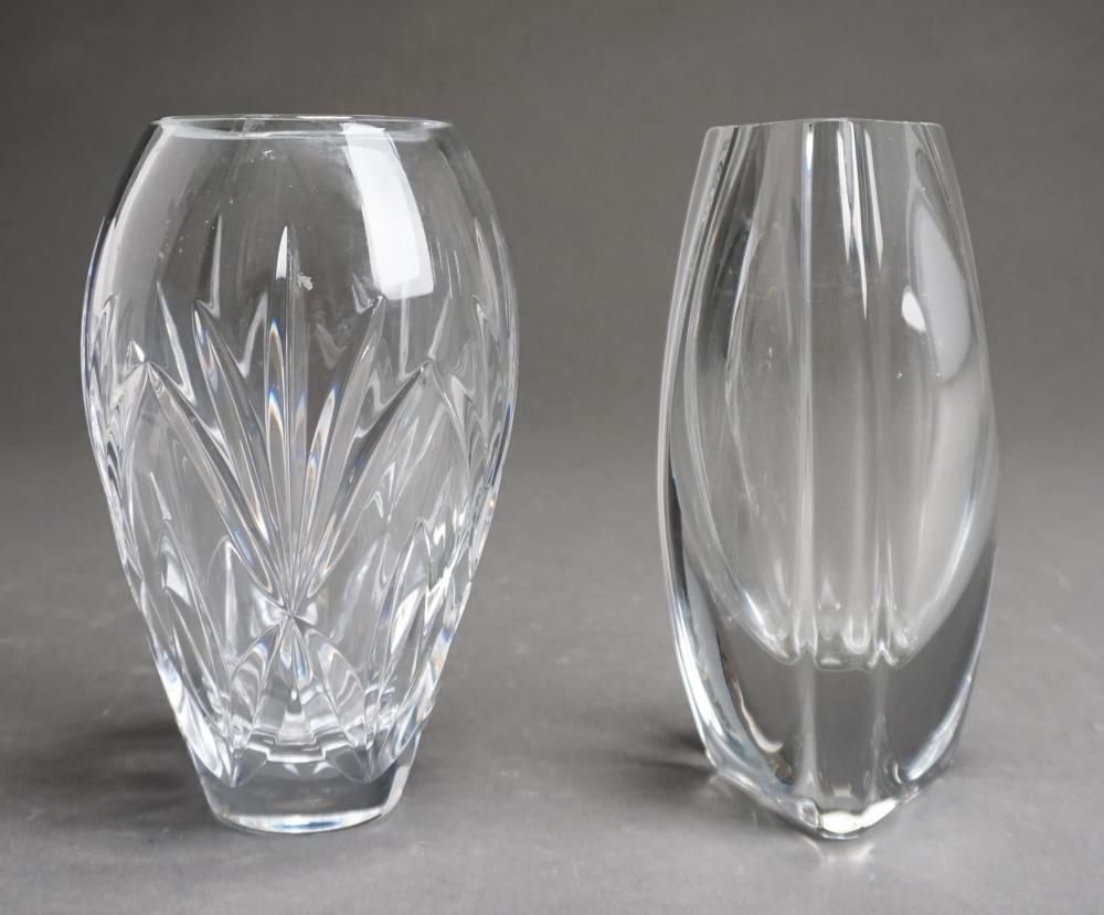 Appraisal: Marquis for Waterford Crystal Vase and a Baccarat Crystal Vase