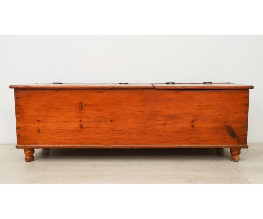 Appraisal: Pennsylvania pine wood box circa h x w x d