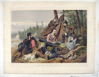 Appraisal: piece Hand-Colored Lithograph Currier N Ives J publishers Tait A