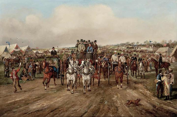 Appraisal: Samuel Henry Gordon Alken British - The Road from Tottenham