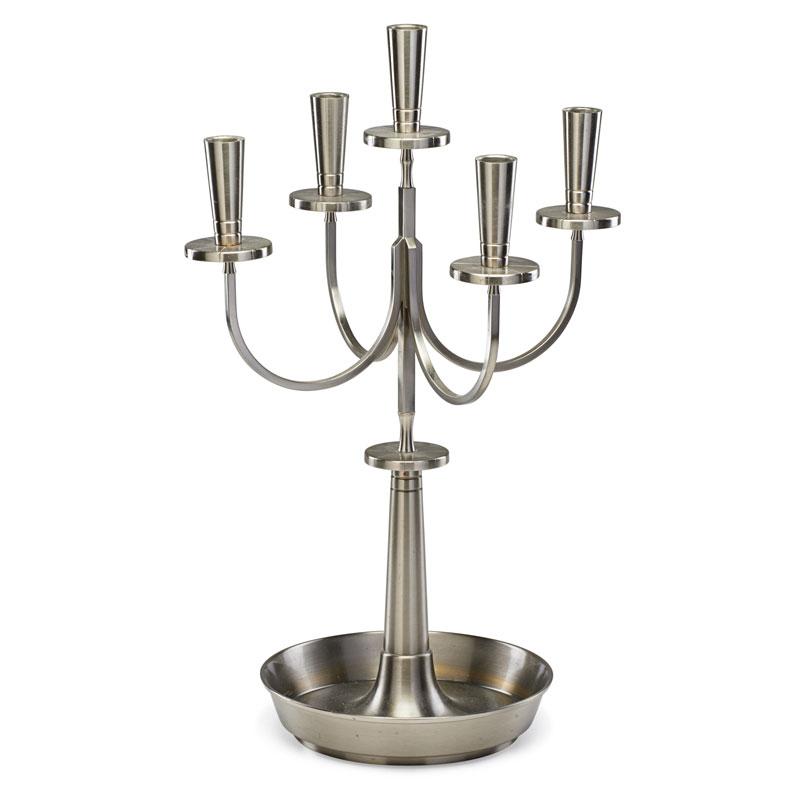 Appraisal: TOMMI PARZINGER Candelabrum Condition Report A few scuffs some wax