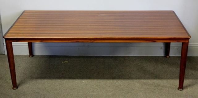 Appraisal: Midcentury Danish Rosewood Coffee Table Simple and clean design Danish