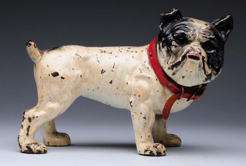 Appraisal: Cast Iron English Bulldog Dog Doorstop Made by Hubley cat