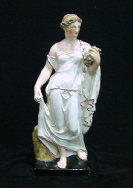 Appraisal: A th century Staffordshire pearlware figure modelled as a classical