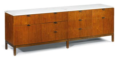 Appraisal: Birchwood sideboard or cabinetflorence knoll b for knoll inc