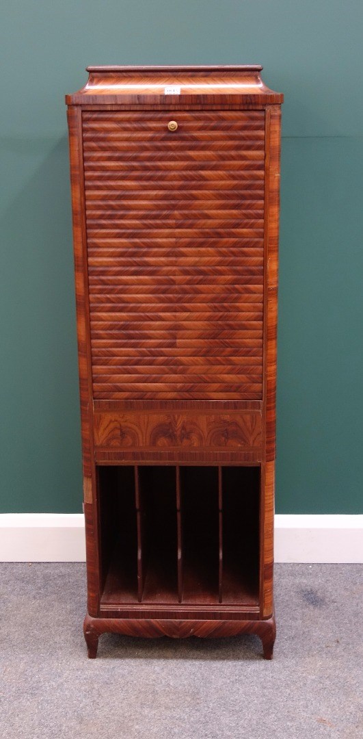 Appraisal: An early th century French inlaid and crossbanded kingwood music