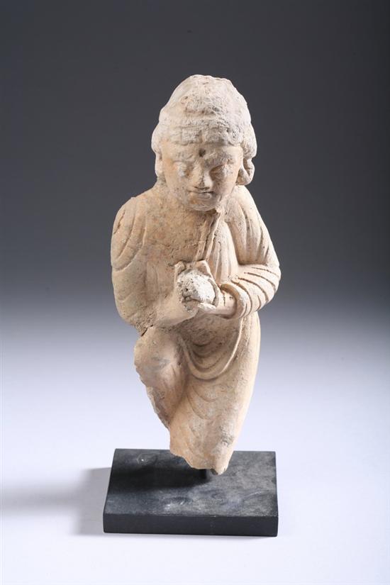 Appraisal: GANDHARAN STUCCO FIGURE OF BUDDHA Circa th century A D