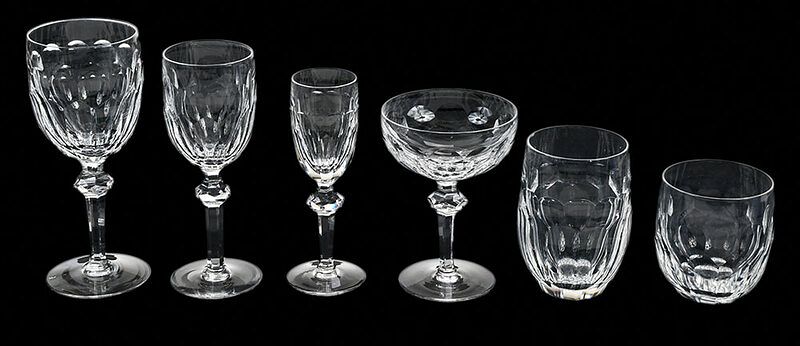 Appraisal: Waterford Crystal Drinking Glasses th century Curraghmore cut all with