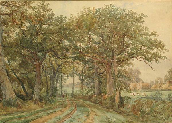 Appraisal: Thomas Baker of Leamington British - Near Guy's Cliffe Warwickshire