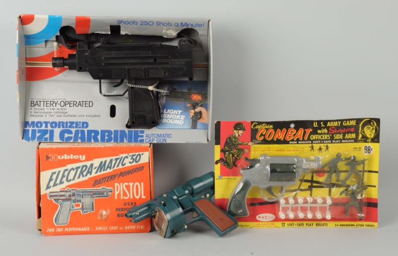 Appraisal: Lot of Assorted Toy Guns Includes a Hubley Electra-Matic pistol