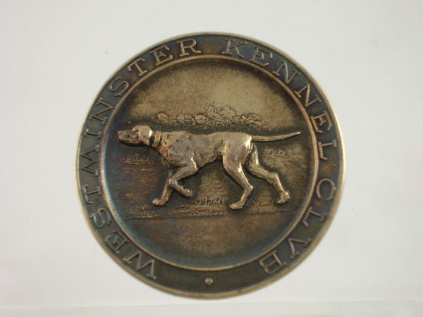 Appraisal: Westminster Kennel Club medallion obverse marked Westminster Kennel Club with