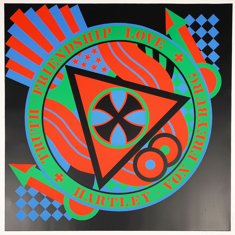 Appraisal: Robert Indiana 'Hartley Elegies VIII' Serigraph Robert Indiana American -