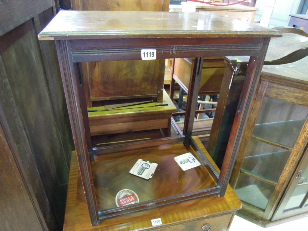 Appraisal: An inlaid Edwardian occasional table of rectangular form raised on