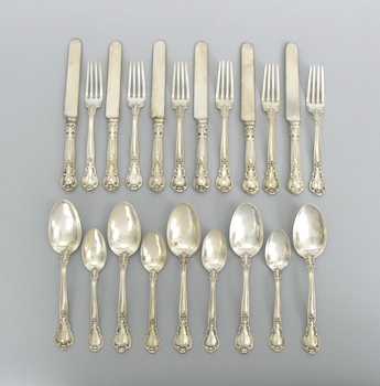 Appraisal: A Partial Set of Gorham Sterling Chantilly Flatware A partial