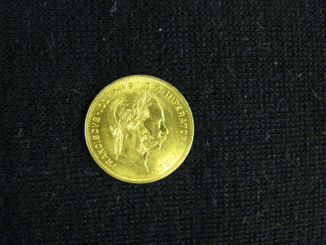 Appraisal: Austria Florin Franc Gold Coin uncirculated