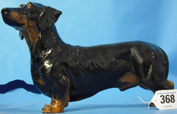 Appraisal: Royal Doulton Large Dachshund HN Ch Shrewd Saint height cm